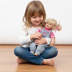 My TWINN Adorable Blonde Doll with Pink Outfit